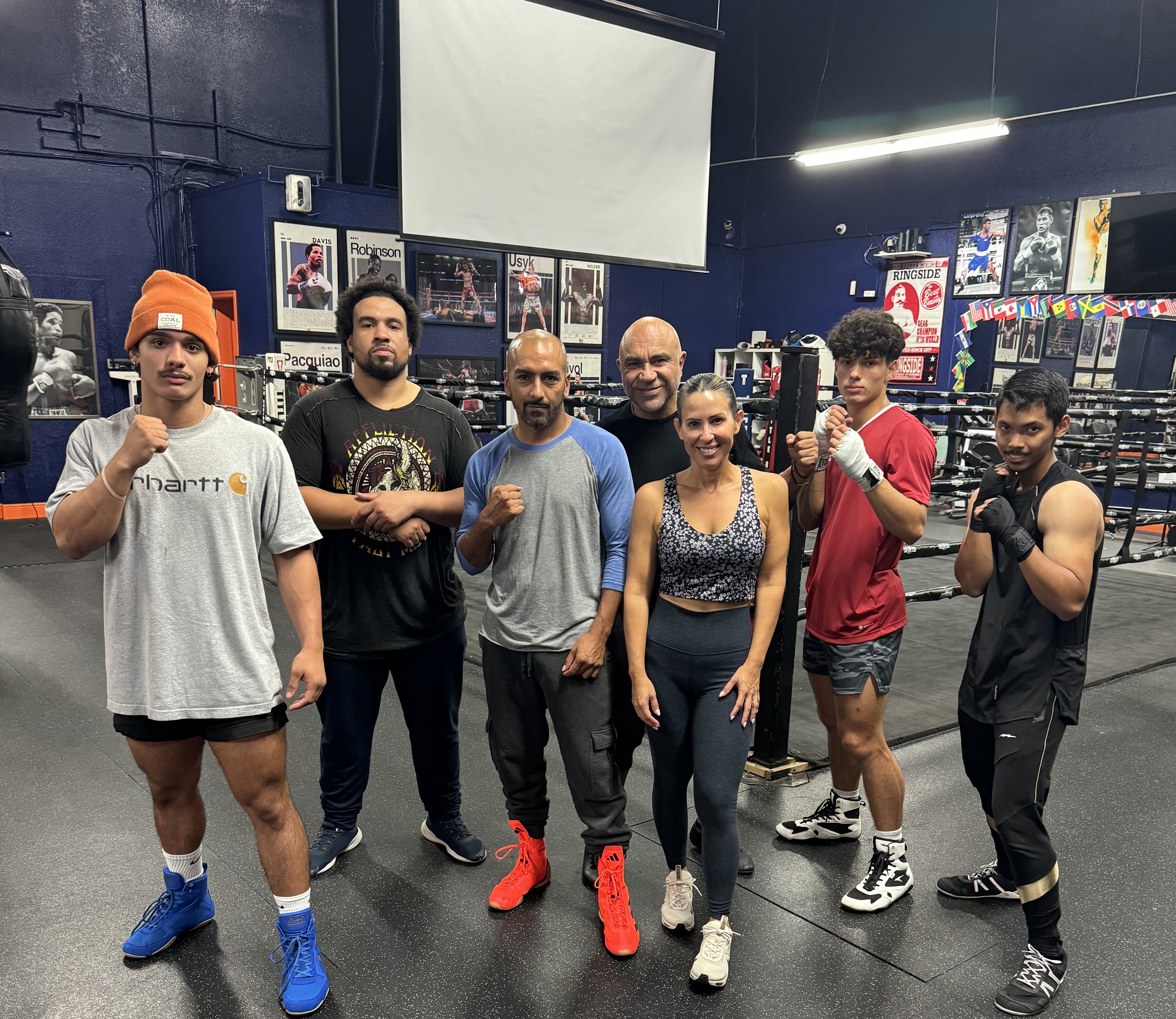 Coach Cruz training with a student
